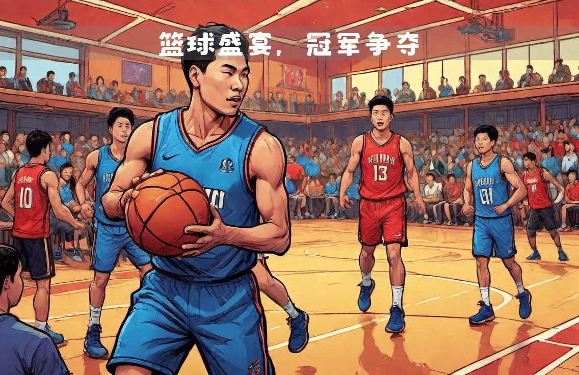 精神抖擞的篮球运动员斗志昂扬！的简单介绍